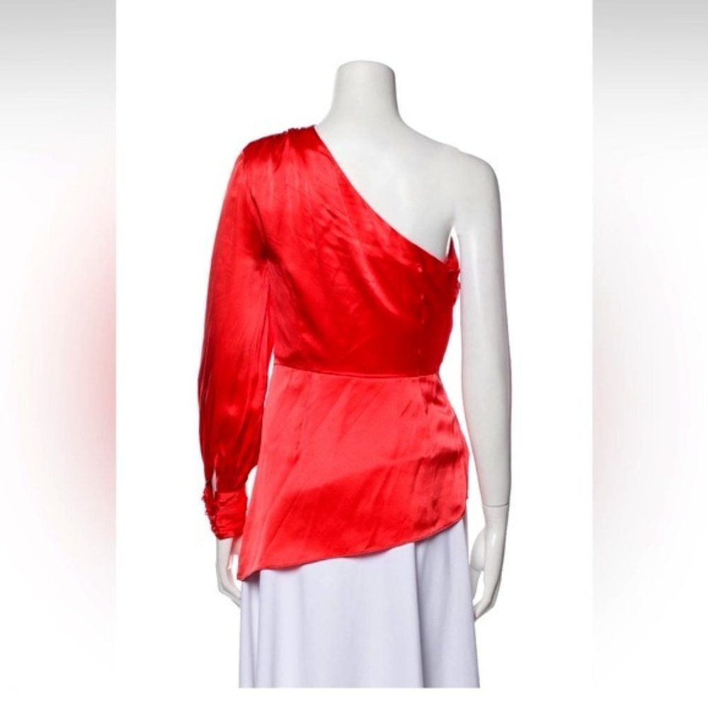 Cinq à Sept, Silk one shoulder Blouse w tags